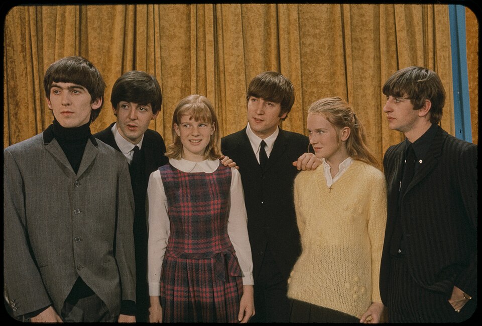 The Beatles, Ed Sullivan Show, 1964. Fot. Bernard Gotfryd / LOC. Domena publiczna