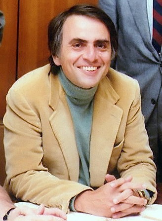 Carl Sagan, Planetary Society. Domena publiczna (NASA)