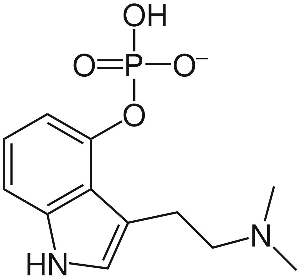 Wzór strukturalny psylocybiny