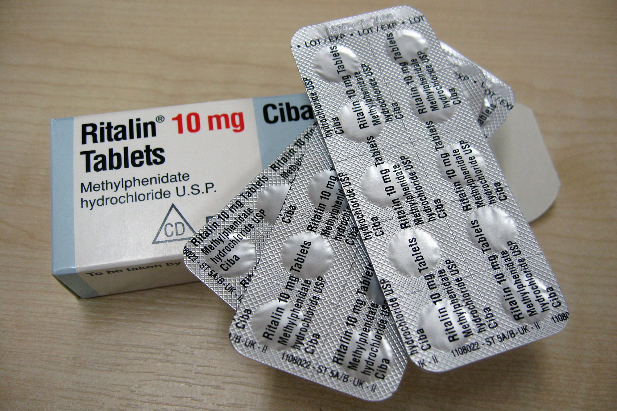 Tabletki metylofenidatu (Ritalin) 10 mg