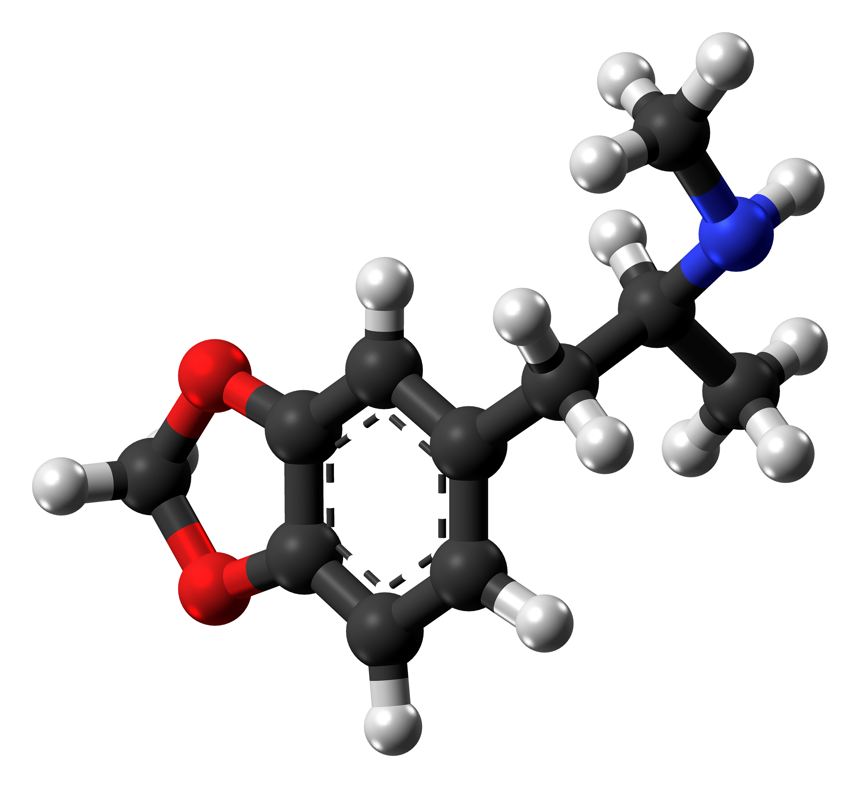 Model cząsteczki MDMA